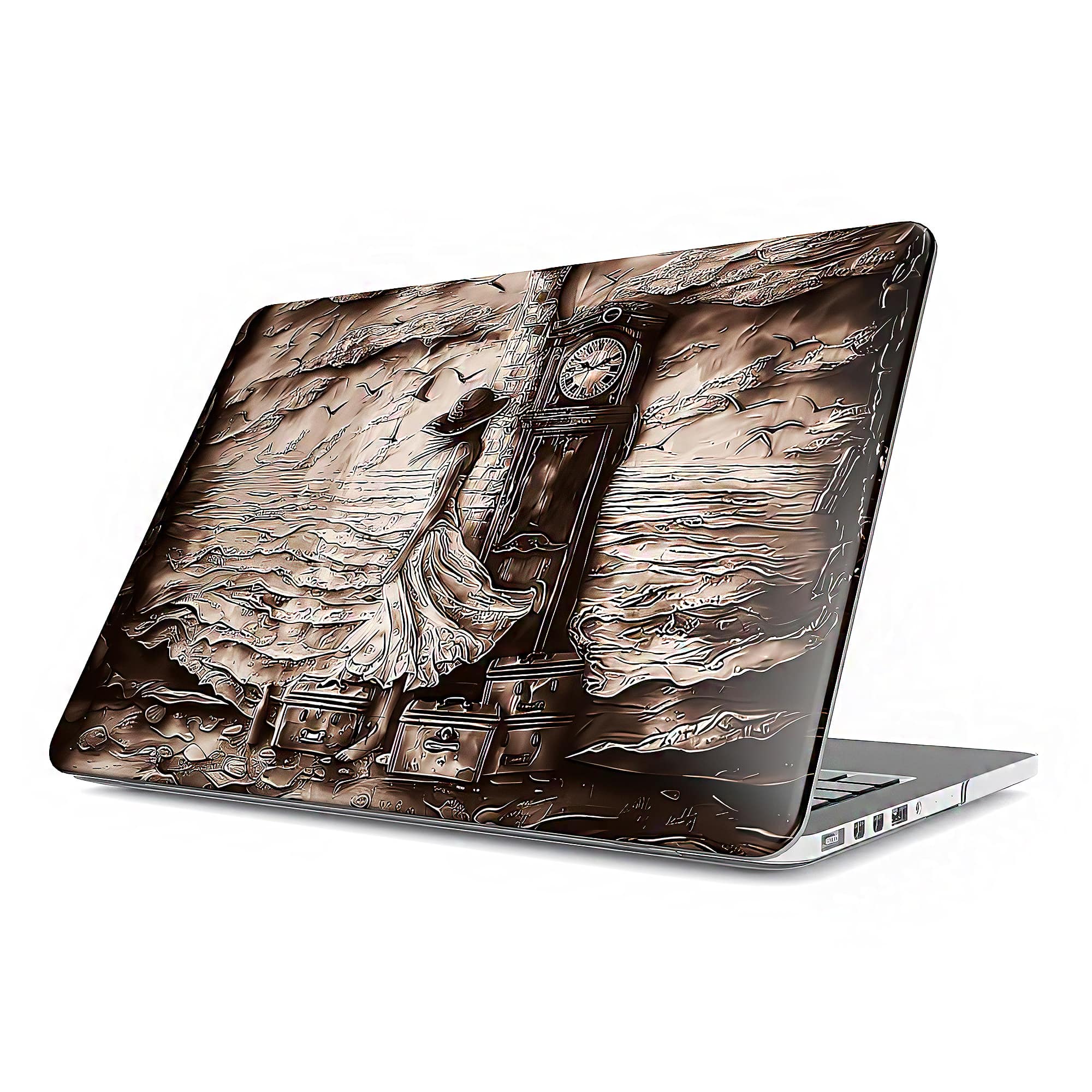 HOURS OF ABSENCE - MacBook Case charlotte-paris