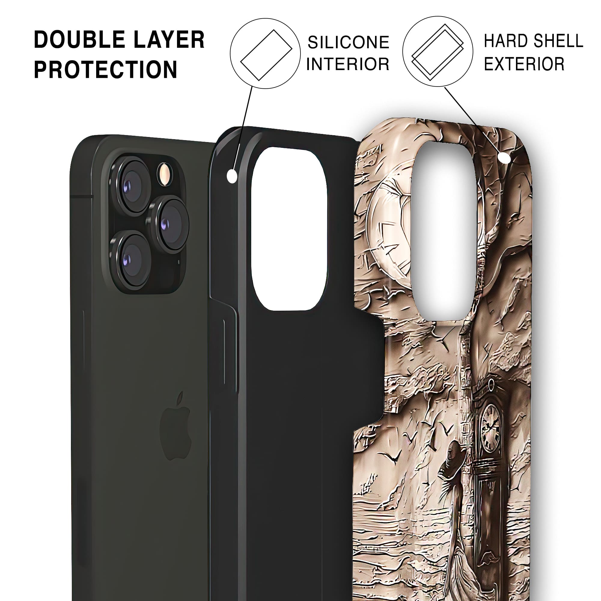 HOURS OF ABSENCE - TOUGH PHONE CASE charlotte-paris