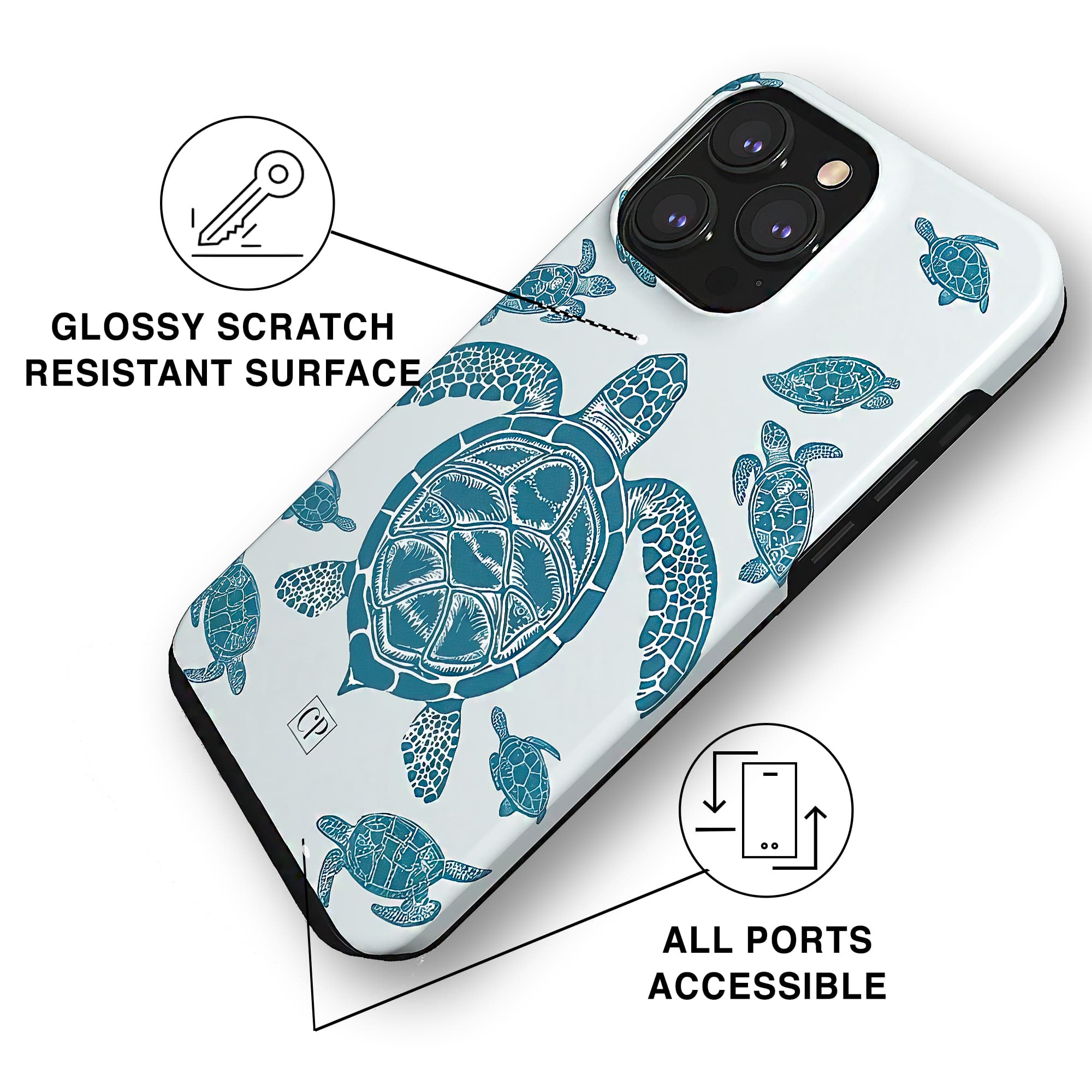 AQUATIC BALLET - TOUGH PHONE CASE charlotte-paris