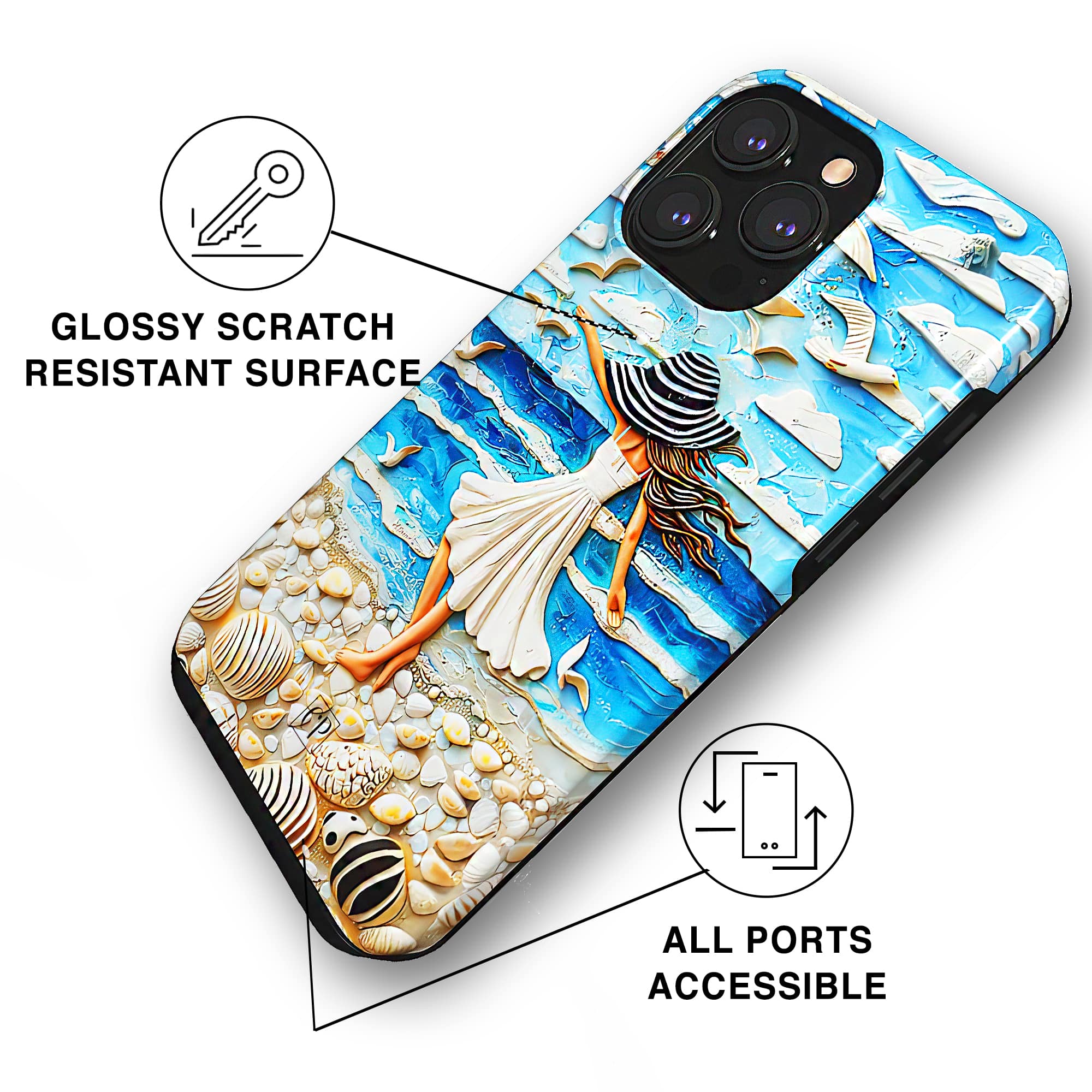OCEANIC JEWEL - TOUGH PHONE CASE charlotte-paris