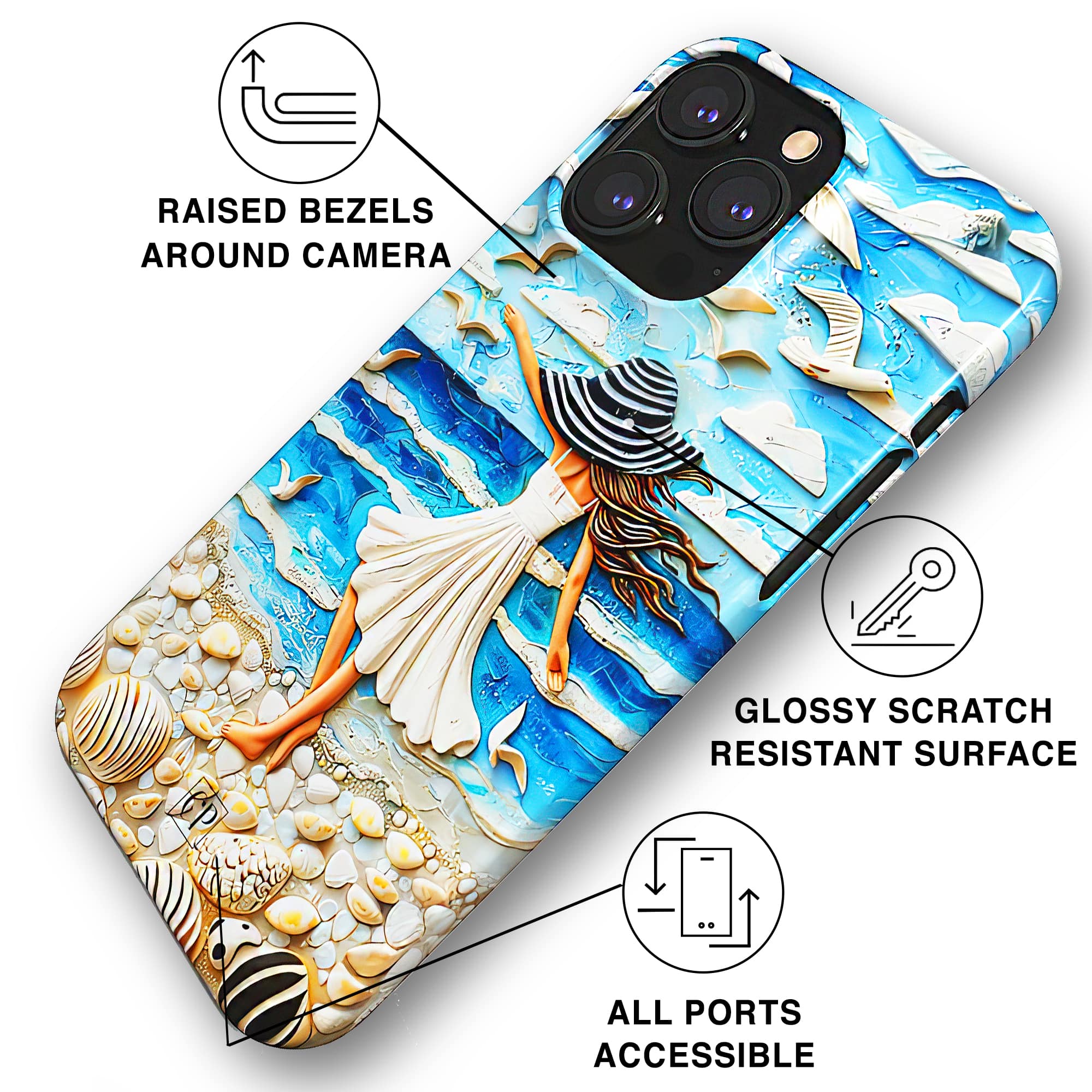 OCEANIC JEWEL - SNAP PHONE CASE charlotte-paris