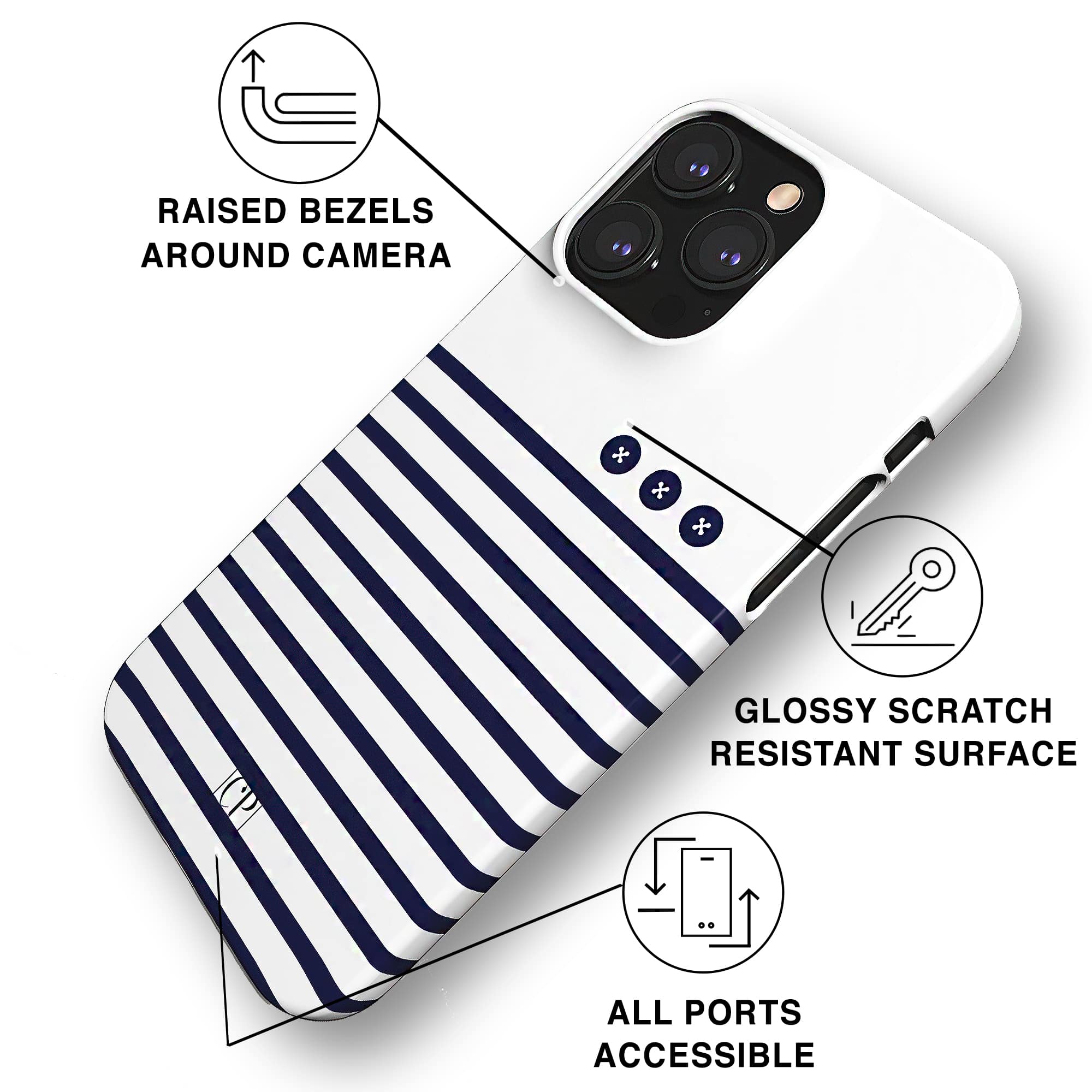 MARINE - SNAP PHONE CASE charlotte-paris