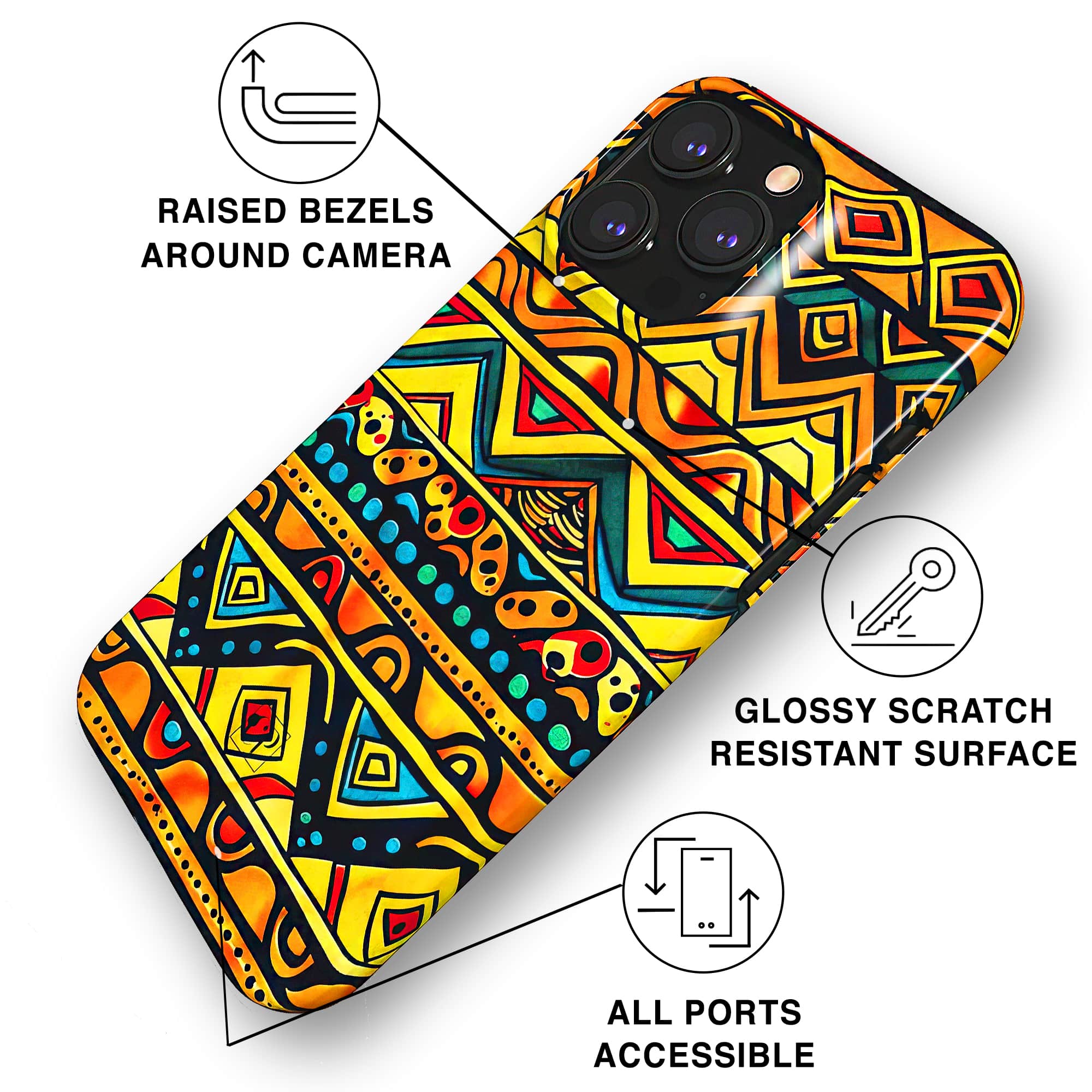 SUN - SNAP PHONE CASE charlotte-paris
