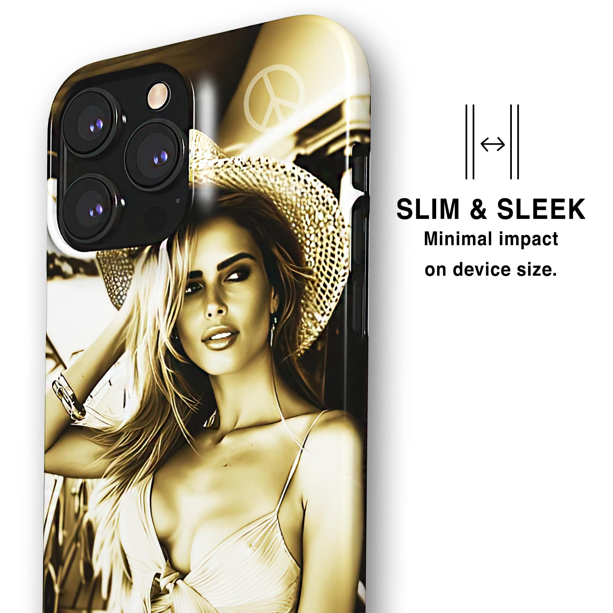 PEACE AND LOVE - SNAP PHONE CASE charlotte-paris