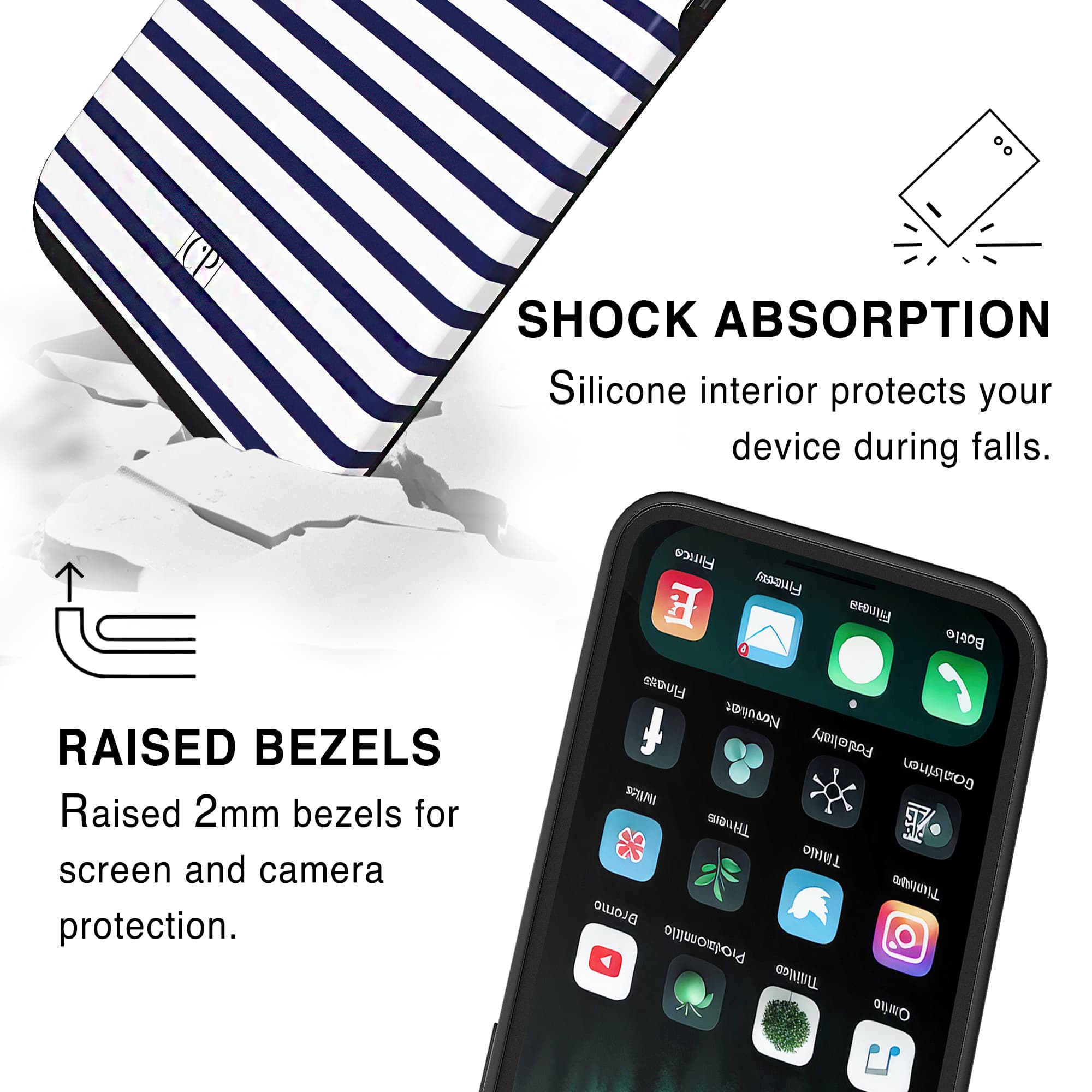 MARINE - TOUGH PHONE CASE charlotte-paris