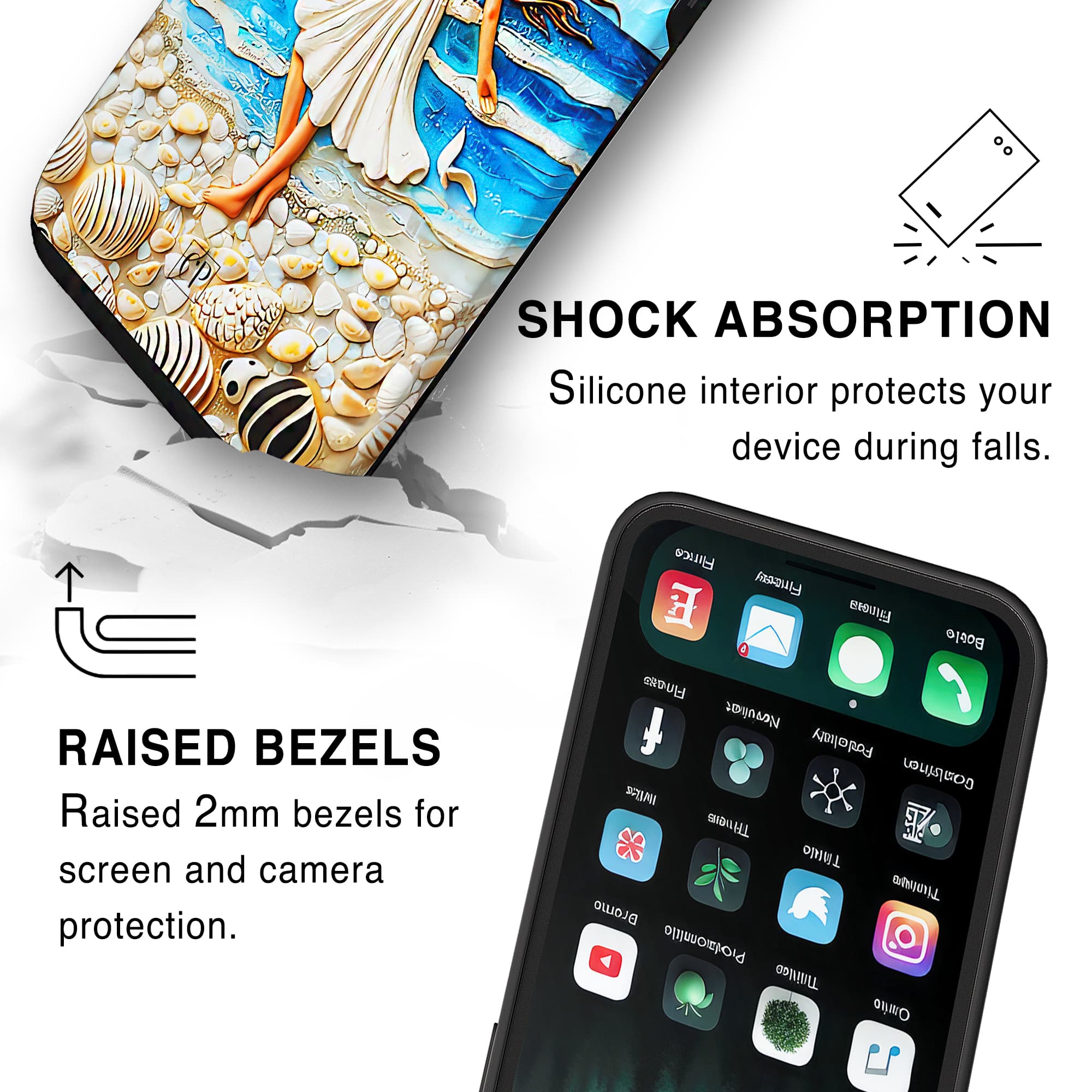 OCEANIC JEWEL - TOUGH PHONE CASE charlotte-paris