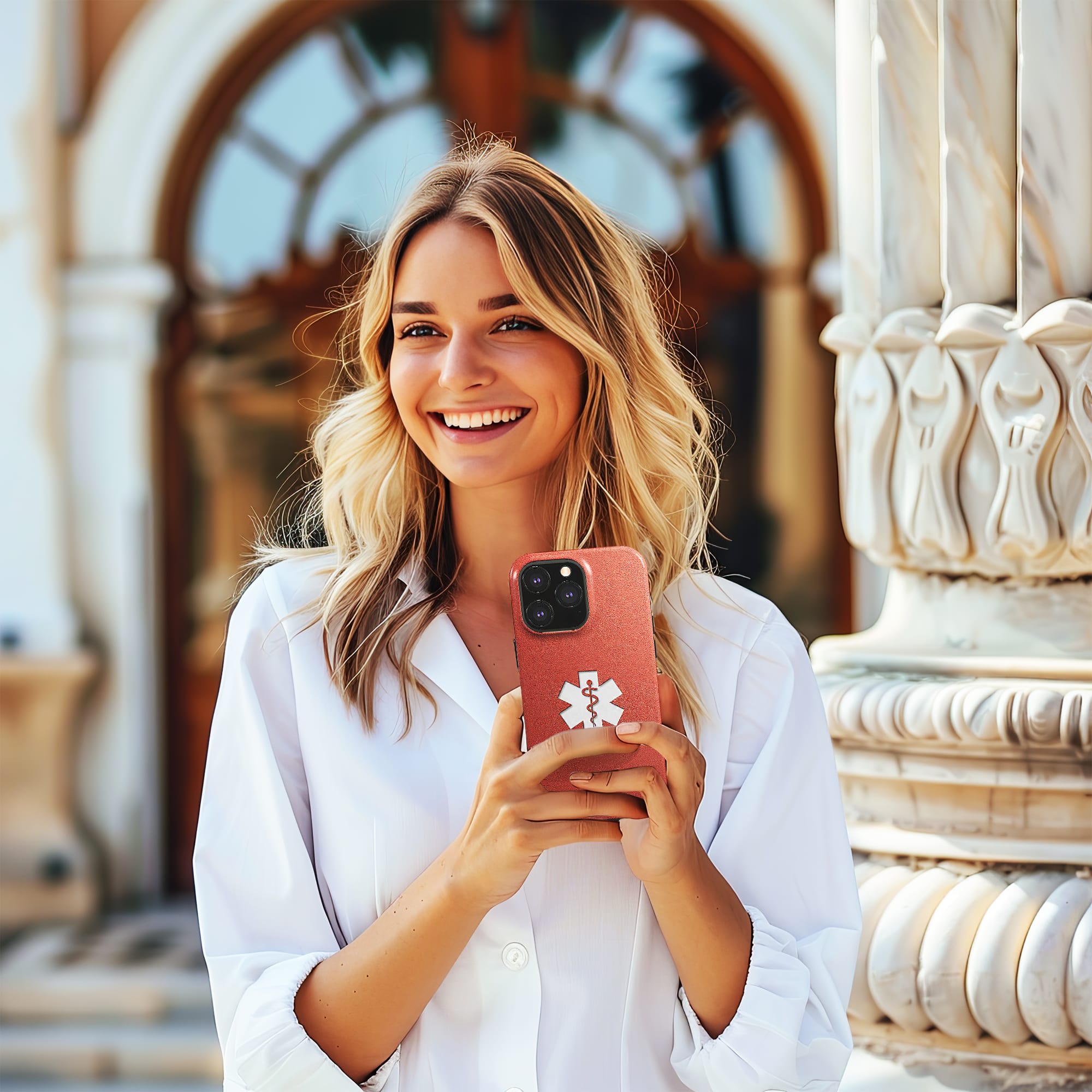 MEDISTYLE - TOUGH PHONE CASE leather charlotte-paris
