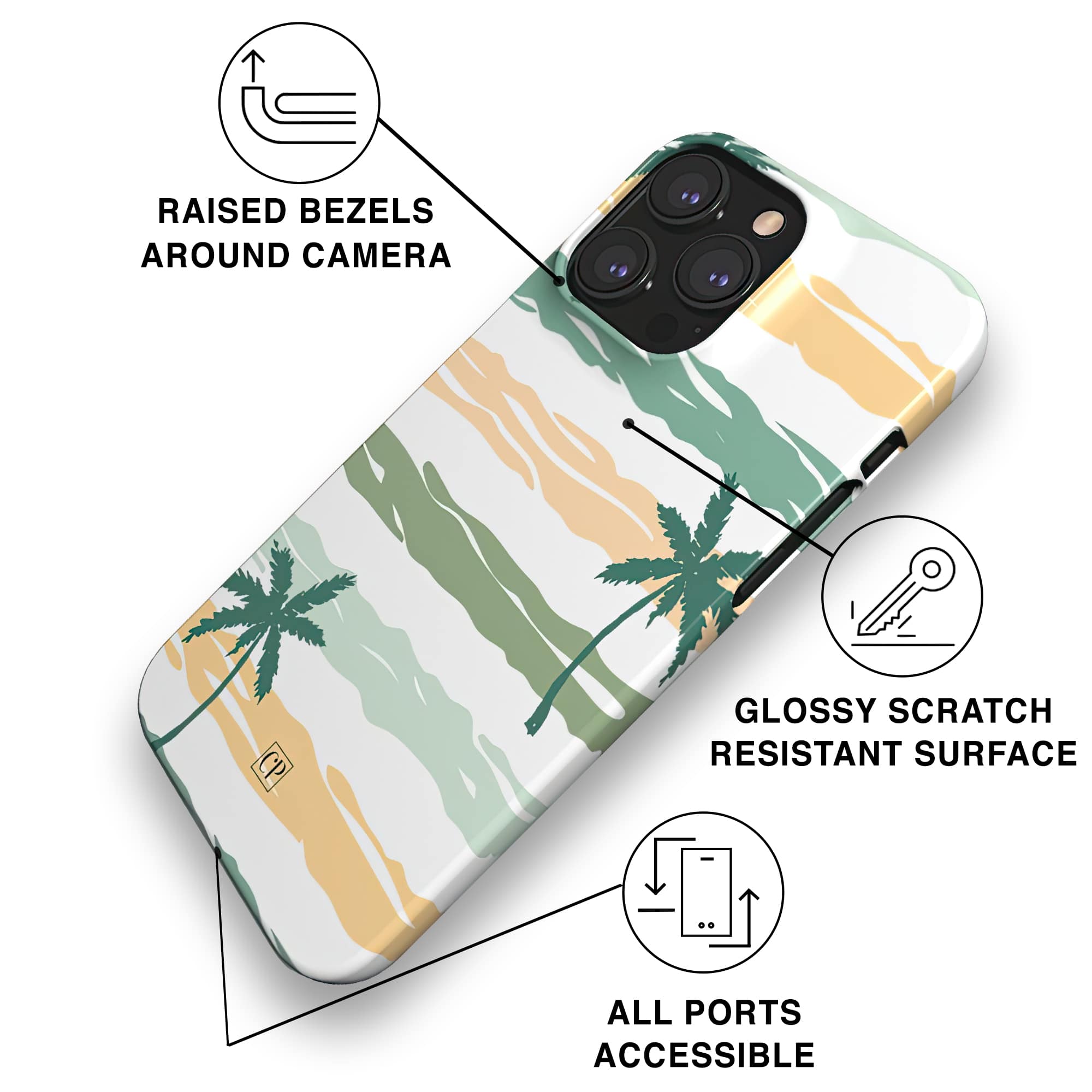 Palm Tree Snap Phone Case-3