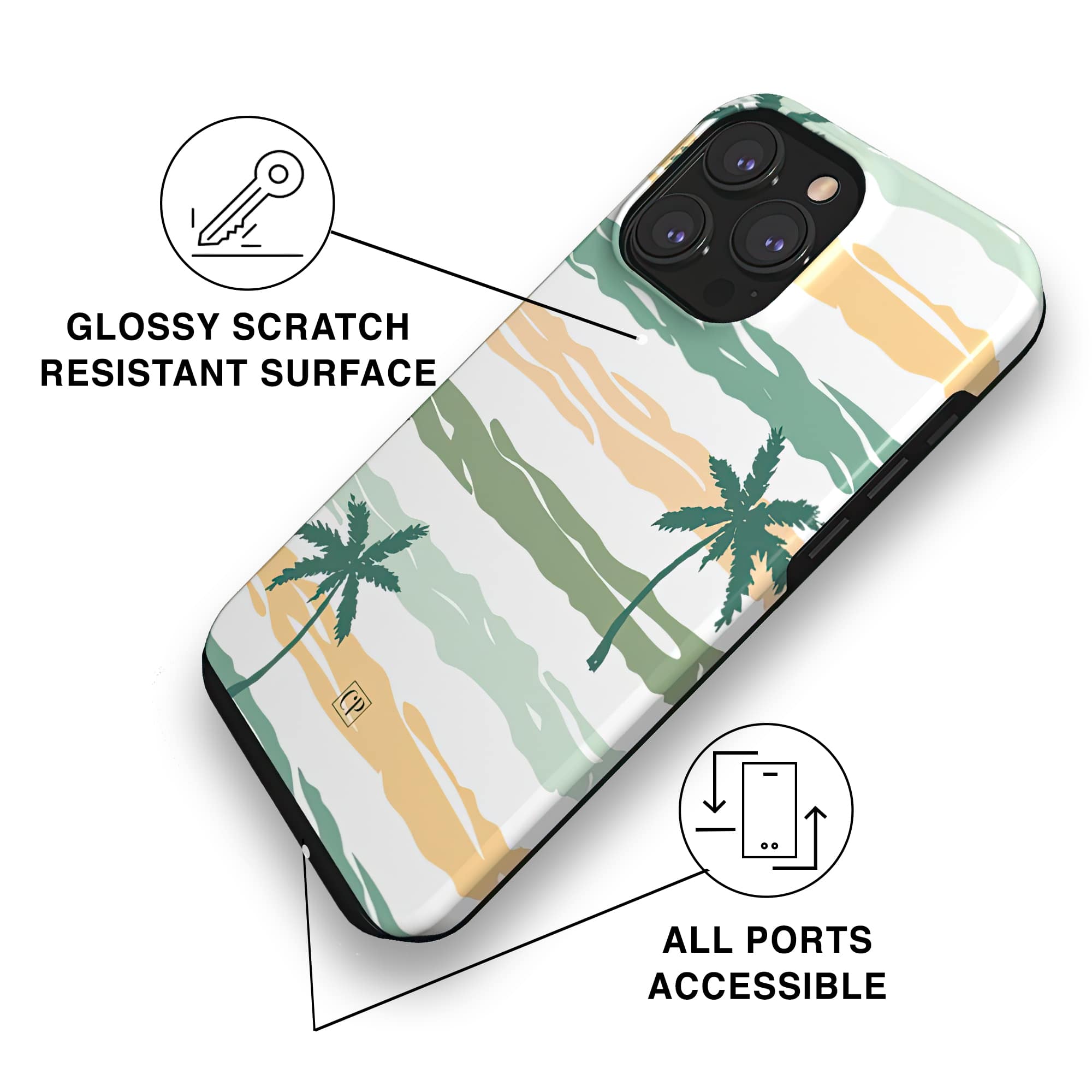 Palm Tree Tough Phone Case-3
