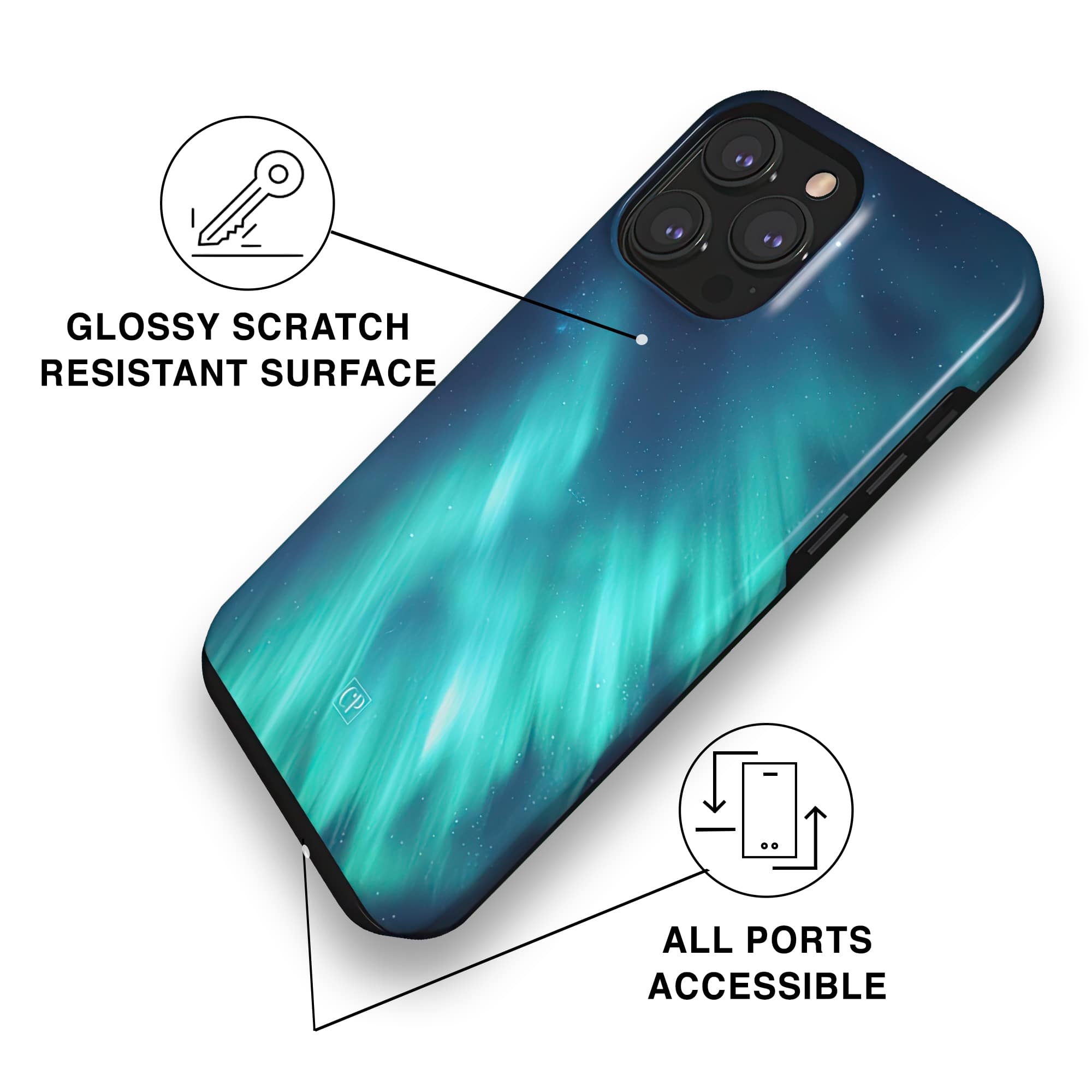 Polar Radiance Tough Phone Case-3