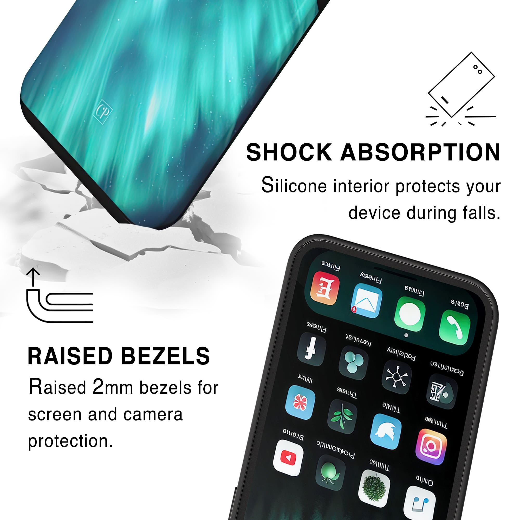 Polar Radiance Tough Phone Case-4
